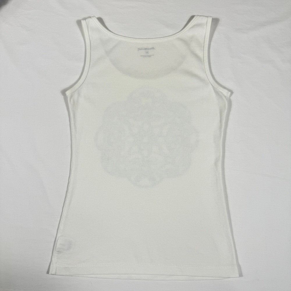 Eddie Bauer Womens Tank Top Sleveless White Blue Mandala Size M Yoga Athletic - Picture 5 of 12